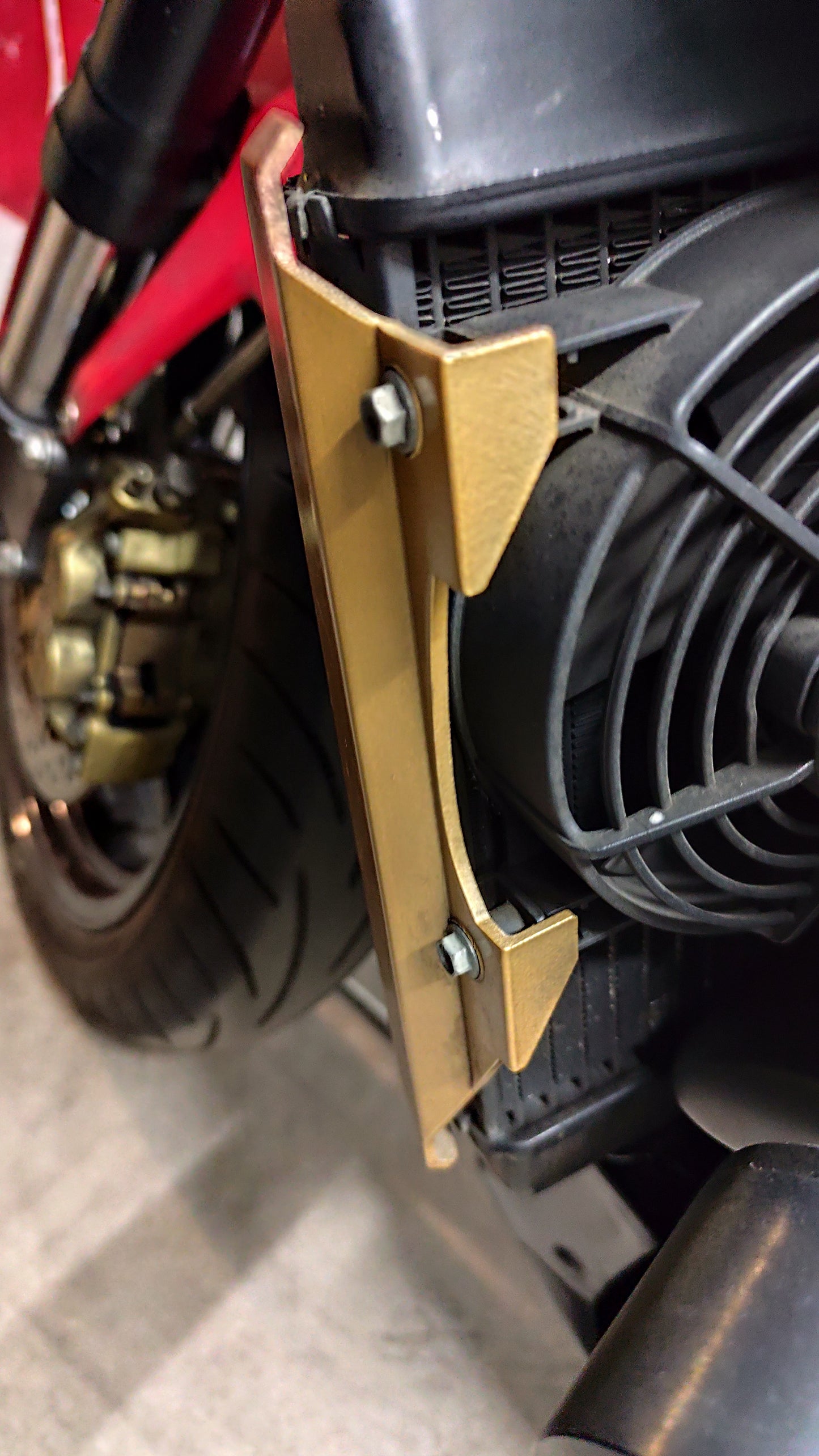 Aprilia Tuono MY '02-'04 Radiator covers replica